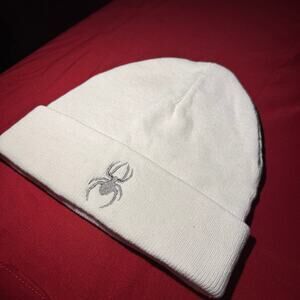 White Spider Beanie